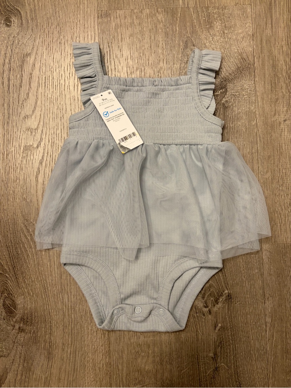 Carter's Girl Blue Dress- Size 9 Months- NWT